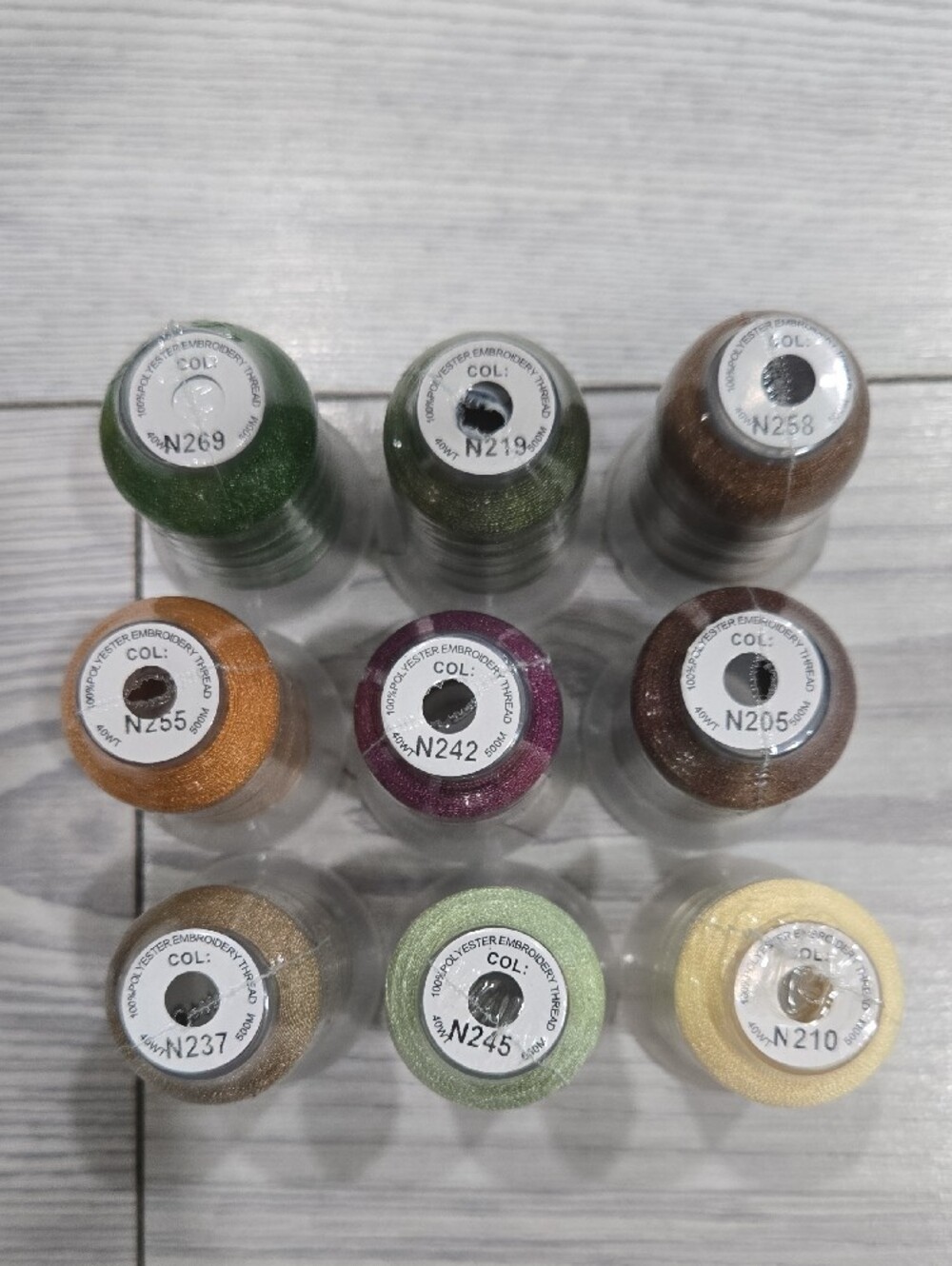 Embroidery Thread - Assorted Colors - 48 Spools - Picture 3 of 7